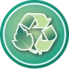 Eco-value icon - Recycled Material | Ethic & chic