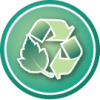 Eco-value icon - Recycled Material | Ethic & chic