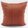 Raw Silk Cushion Covers - Pomegranate