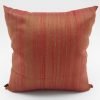 Raw Silk Cushion Covers - Pomegranate