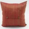 Coussin Soie Sauvage Nature - Grenade -verso