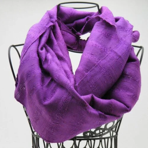 Rough – Raw Silk Scarf