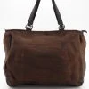Le Professionnel - Sac en cuir éco-responsable - Large - Marron foncé - verso