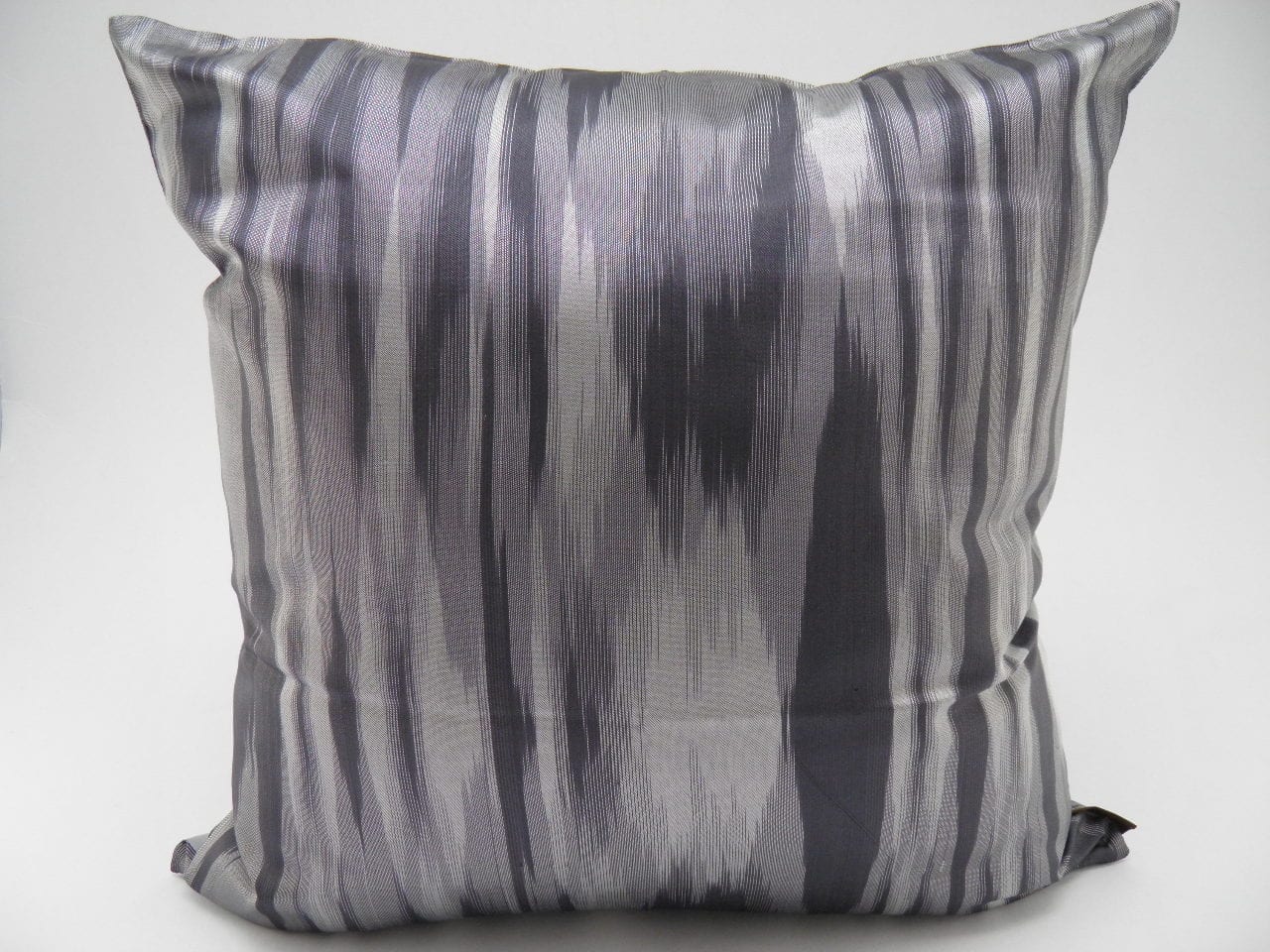IKAT Cushion Cover - Charcoal / Silver - 45x45cm