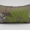 Water Lily Cushion Cover – 2 in 1 - Bronze / Anise - 45x27cm