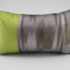 IKAT Cushion Cover - Bronze / Anise - 45x27cm