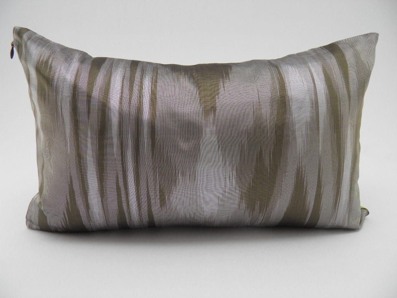 IKAT Cushion Cover - Bronze / Anise - 45x27cm