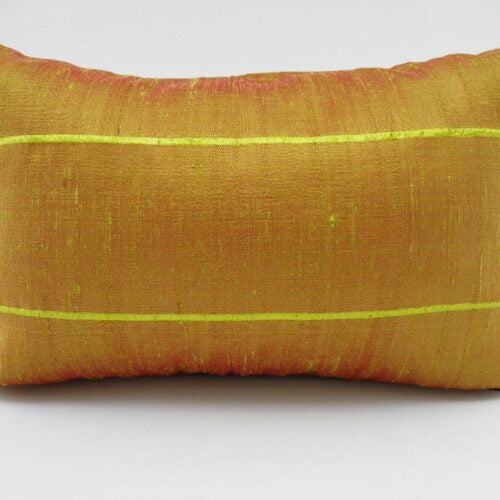 Slited Raw Silk Cushion Cover Ethic & chic