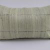 Slited Raw Silk Cushion Cover - Pistachio - 45x27cm