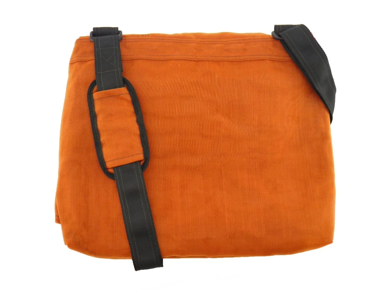 Shift - ethical messenger bag - Orange - verso