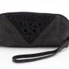 Serif - Eco-friendly clutch bag wrist-strap - Charcoal