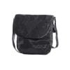 Stone - Eco-friendly leather shoulder bag - Black