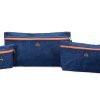 Swarm - Ethical pouch with zip - Small-Medium-Large - Navy blue