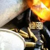 Le Bracelet laiton recyclé - Nid d'abeilles