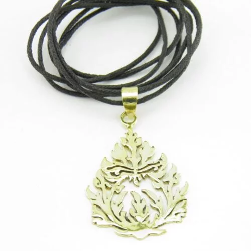 Traditional Pattern  – Pendant Recycled Brass
