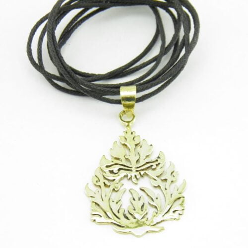 Traditional Pattern  – Pendant Recycled Brass