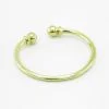 Bracelet recycled brass - Two balls