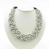 Le Zen - Collier graines et lotus - Blanc