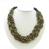 Le Zen - Collier graines et lotus - Brun