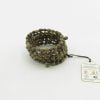 Iron bracelet - Natural seeds bracelet - Brown