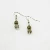 Earring short - Natural seeds earrings - Brown