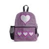 Aster - ethical backpack - Heart - Small - Lilac