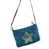 Shiny - Ethical Crossbody bag - Oil blue - Star