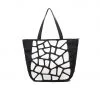 Path - Eco-friendly leather hand bag - Small - White