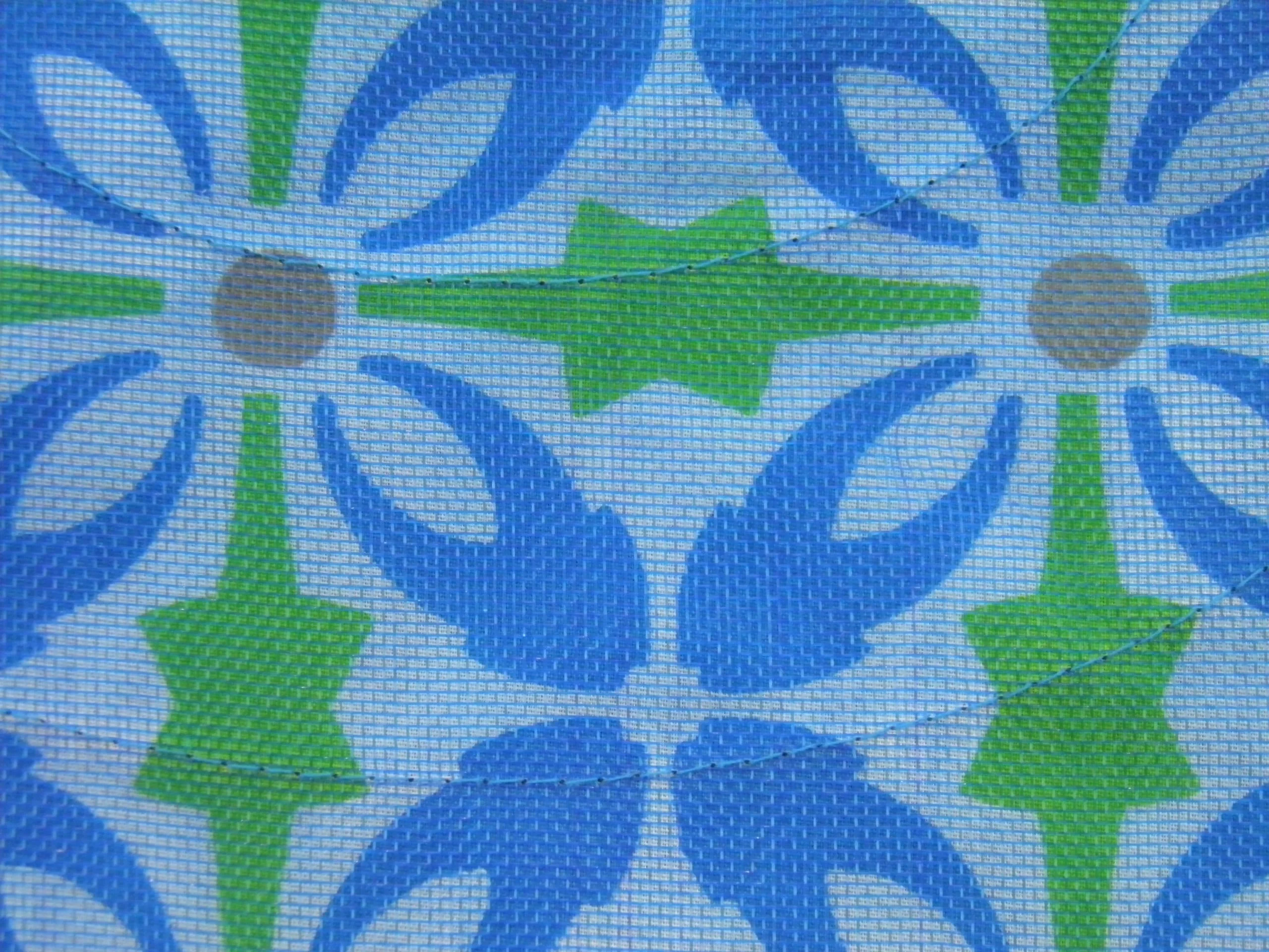 Blue and green