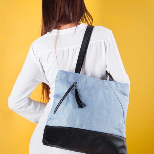 Planner - Ethical Shoulder Bag - Light Blue
