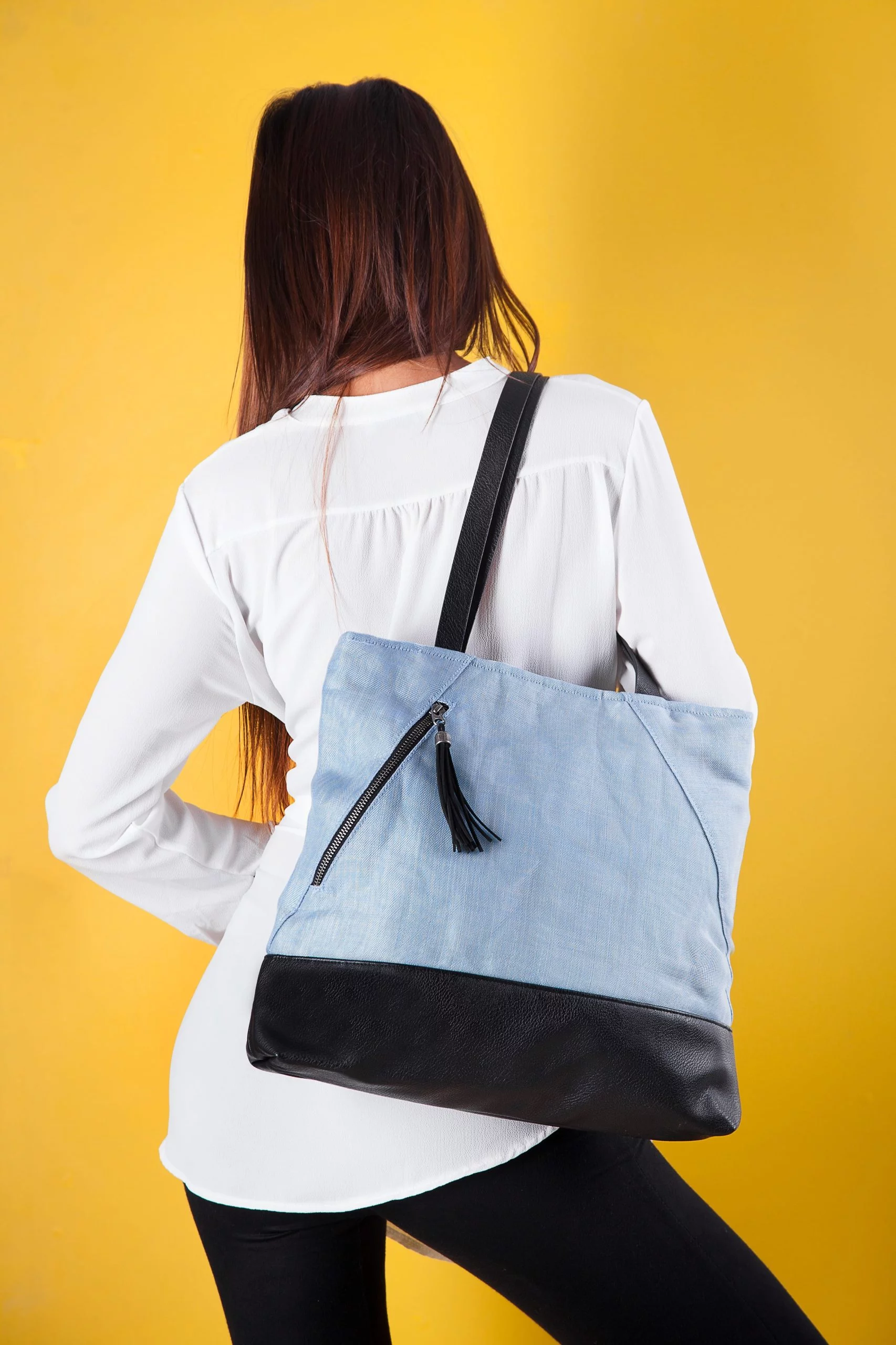 Planner - Ethical Shoulder bag - Light blue