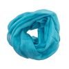 Gemstones Collection – ethical silk scarf – Aquamarine