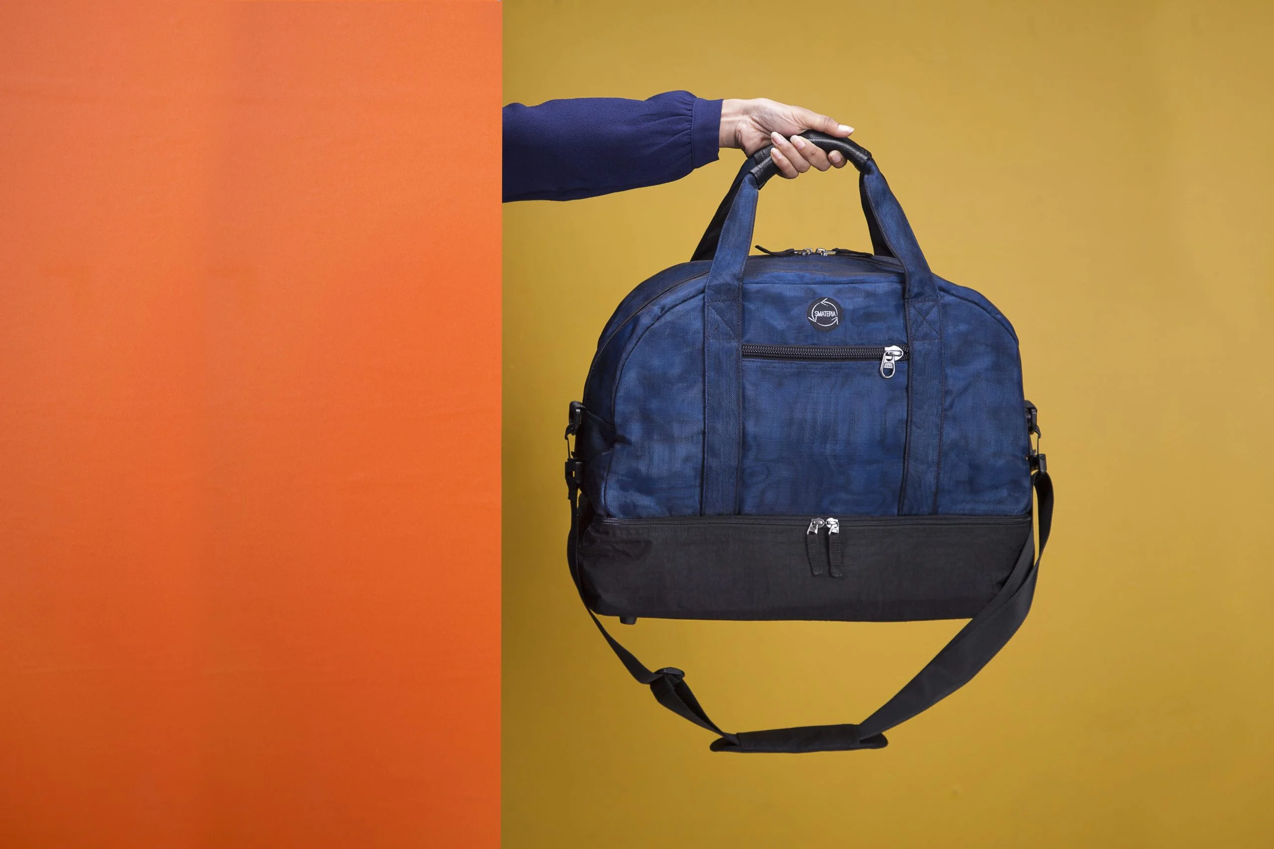 Transfer – Ethical weekend bag - Navy blue