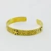 Star bracelet - recycled brass