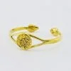 Le Bracelet Coeur de lotus - laiton recyclé