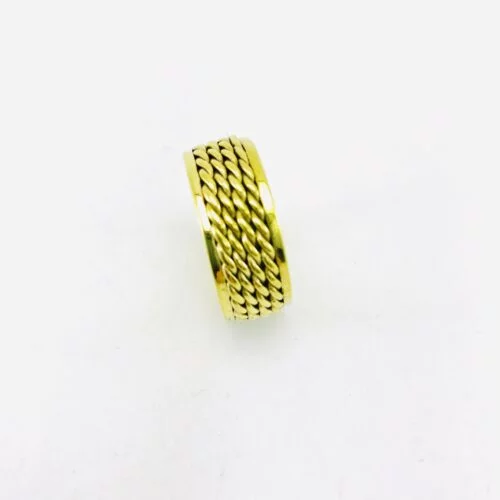 Braided Ring – Recycled Brass