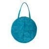 Chanlina - Ethical round bag - Oil blue