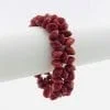 Le Fleur - Bracelet graines naturelles - Rouge