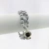 Le Fleur - Bracelet graines naturelles - Blanc - attache