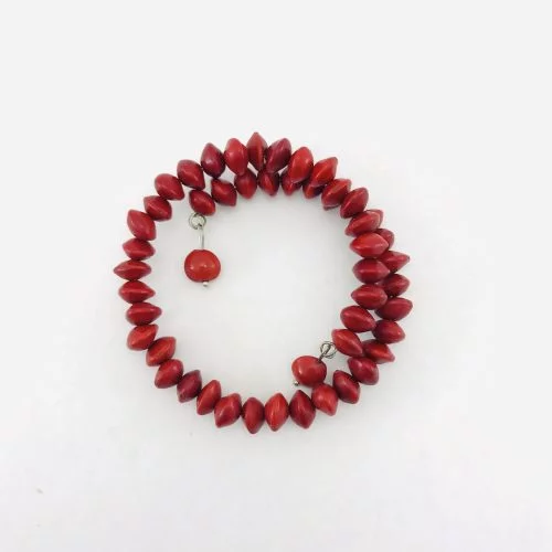 Iron Bracelet 1 Turn – Natural Seeds Bracelet