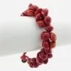 Le Croiser - Bracelet graines naturelles - Rouge - attache