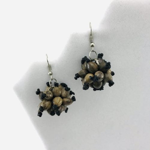 Ball Earrings – Natural Seeds Earrings