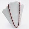 Infinity – Natural seeds necklace - 1 row - Red