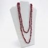 Infinity – Natural seeds necklace - 2 rows - Red