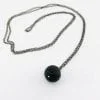 The Natural Round Lava Stone Necklace