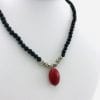 The Lava Stone Necklace - Red
