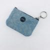 GEEK – Change purse and key ring - Light blue