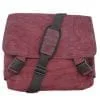 Shift – ethical messenger bag – Burgundy - strap