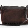 Canvas – Eco-friendly Leather Bag – Dark Brown - verso