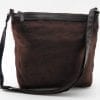 String – Eco-friendly Leather Bag – Dark marron - verso